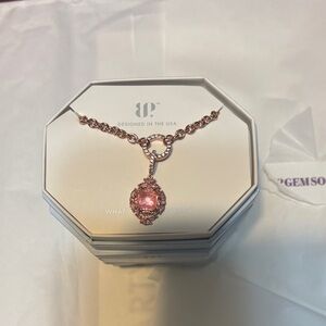 Dandelions on the Breeze: Rose Quartz on Rose Gold